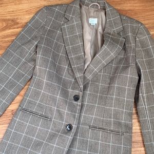 Plaid blazer